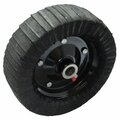 Aftermarket 10in. X 3.25in. Finish Mower Wheel-Solid Molded Tire, Fits 1in. Axle WHU90-0025